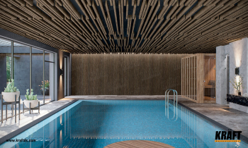 Możliwość montażu sufitu podwieszanego z listwy kubicznej KRAFT w pomieszczeniach o podwyższonej wilgotności.  Przewaga listwy metalowej nad drewnianą  