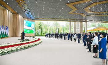 KRAFT open cell ceillings at the Koʼksaroy residence of the President of Uzbekistan