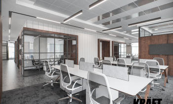 Features of ceilings with metal plates and open sell seilings "shutters" (+9 photo)