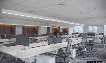 Proper office lighting = efficient work of staff