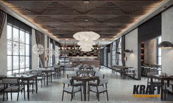 Recommendations for choosing a suspended ceiling for a cafe or restaurant