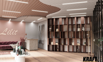 Sufit podwieszany w butiku artystycznym – wyjątkowe połączenie sztuki i designu